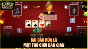 Cào rùa là gì? Kinh nghiệm đánh ăn tiền cả làng 11