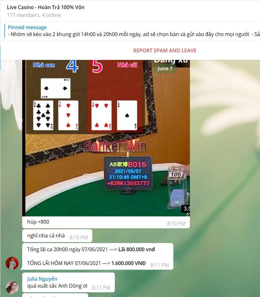phòng tránh nhóm kéo baccarat lừa đảo